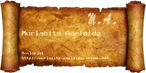 Murlasits Adelaida névjegykártya
